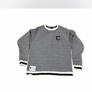 Kings Gray Crewneck Sweater with White Accents